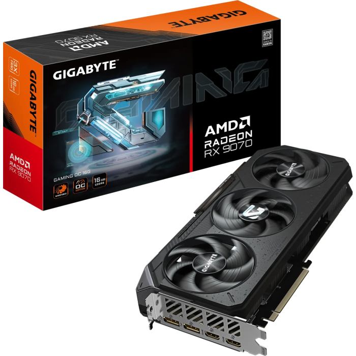 Grafična kartica GIGABYTE Radeon RX 9070 GAMING OC 16G, 16GB GDDR6, PCI-E 5.0