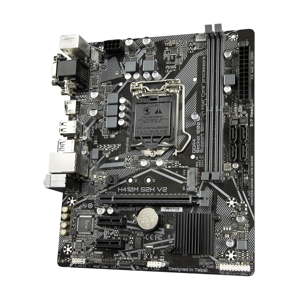 GIGABYTE H410M S2H V2, DDR4, SATA3, HDMI, USB3.2Gen1, LGA1200 mATX