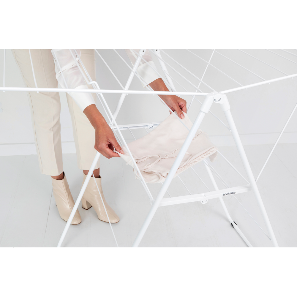 Brabantia stojalo za sušenje perila HangOn, 25 m belo