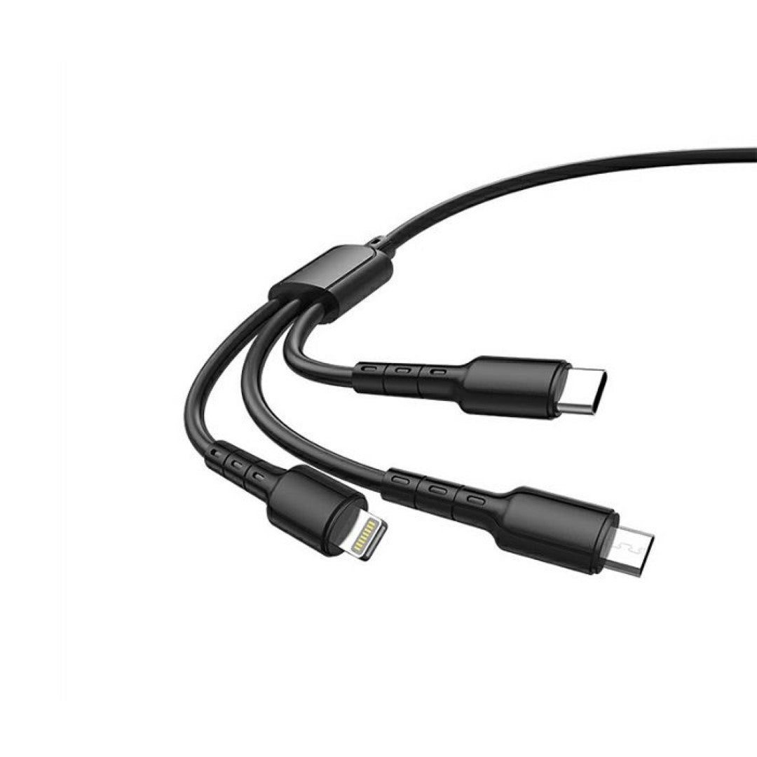 HAVIT kabel za polnjenje USB-A na Type C, Micro USB, Lightning, 1.2M