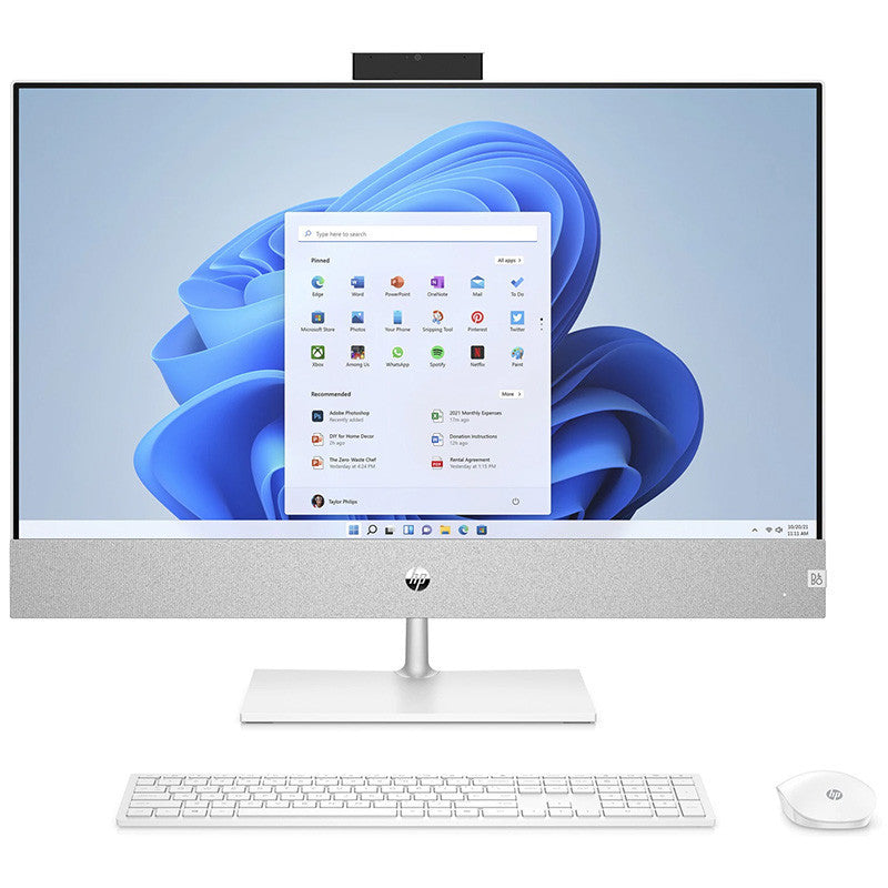 HP Pavilion 24-ca1000na All-in-one, Intel Core i5-12400T, 8GB RAM, 512GB SSD, 23.8" 1920x1080 FHD
