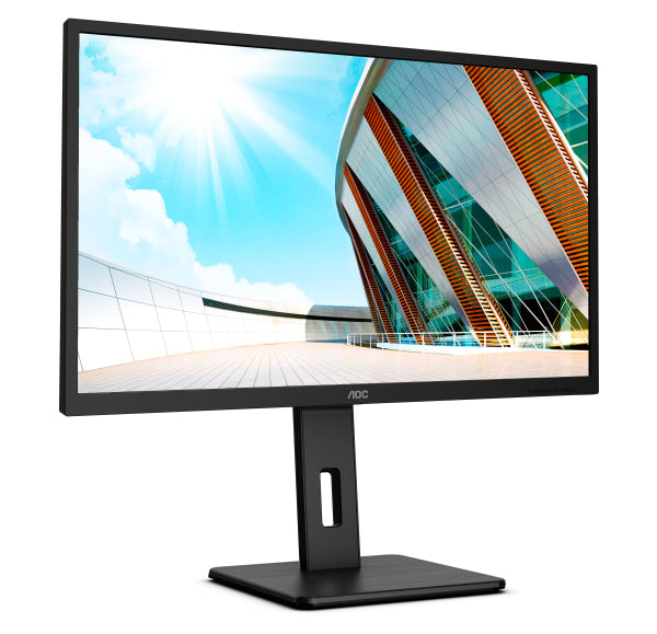 AOC Q32P2CA 31,5" IPS QHD monitor z USB-C "docking" postajo za prenosnik in 65W PowerDelivery