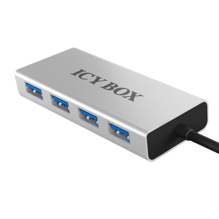 Icxbox IB-AC6104 4-Portni Hub s priključkom USB 3.0 Type-A