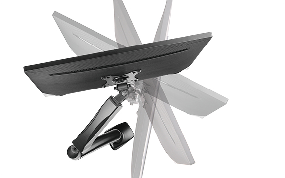 IcyBox enojni namizni nosilec za monitor do diagonale 27''