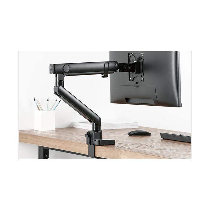 IcyBox IB-MS313-T enojni nosilec za monitor do diagonale 32 z montažo na rob mize