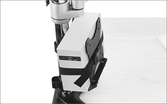 Icybox VESA nosilec za NUC / miniPC s podporo za VESA 75x75/100x100