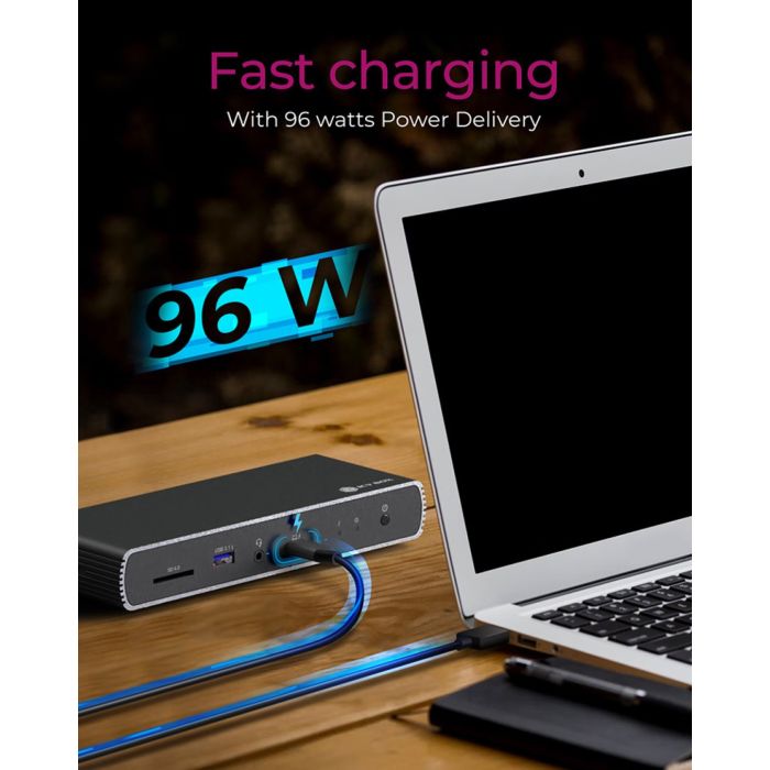 Icybox IB-DK8801-TB4 Thunderbolt 4 priklopna postaja s Power Delivery PD100W