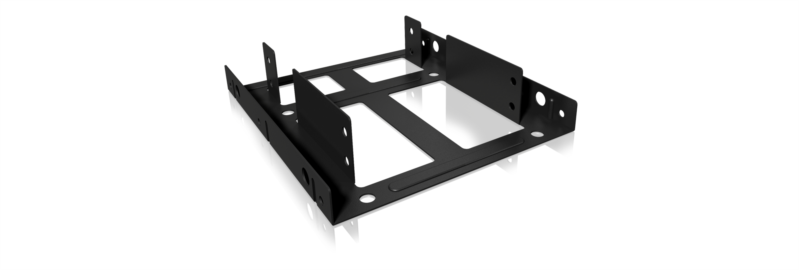 Icybox adapter za 2×SSD/HDD iz 2,5" na 3,5" za vgradnjo v ohišje