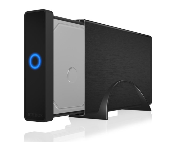 Icybox IB-377U3 zunanje ohišje, 3.5" SATA, USB 3.0, črno