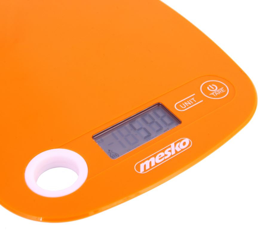 Mesko zmogljiva kuhinjska tehtnica MS3159 oranžna