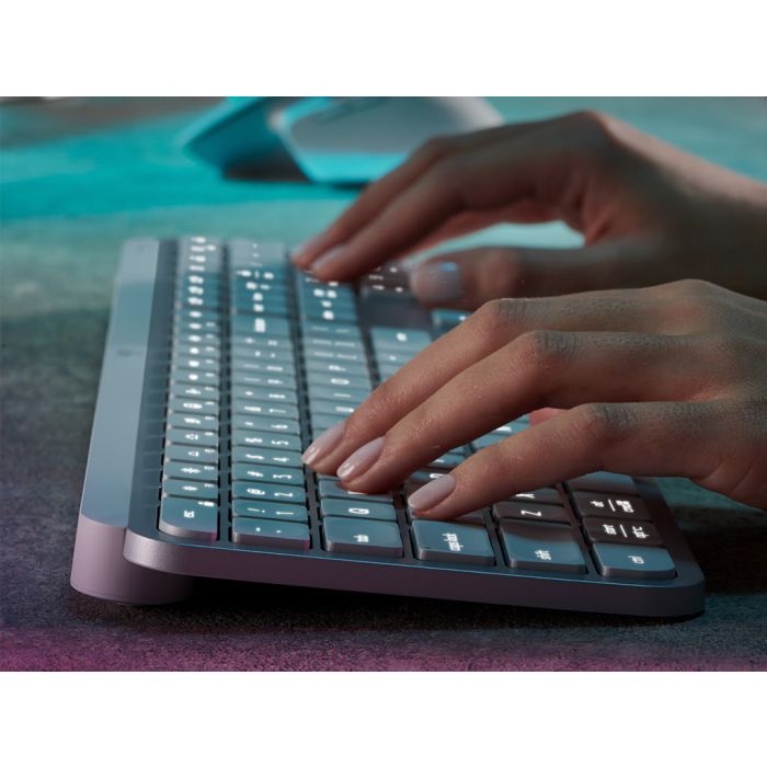 Logitech tipkovnica MX Keys S, siva, SLO gravura