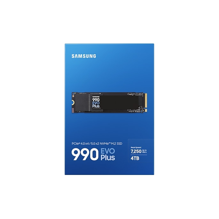 Samsung 4TB 990 EVO Plus M.2 80mm PCI-e 5.0 x2 NVMe, V-NAND