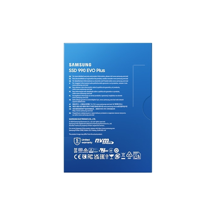 Samsung 4TB 990 EVO Plus M.2 80mm PCI-e 5.0 x2 NVMe, V-NAND