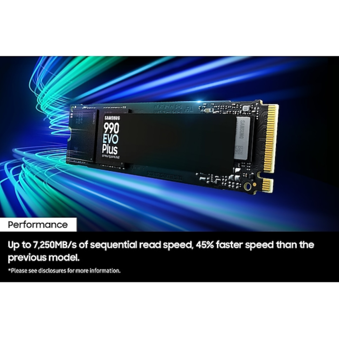 Samsung 1TB 990 EVO Plus M.2 80mm PCI-e 5.0 x2 NVMe, V-NAND