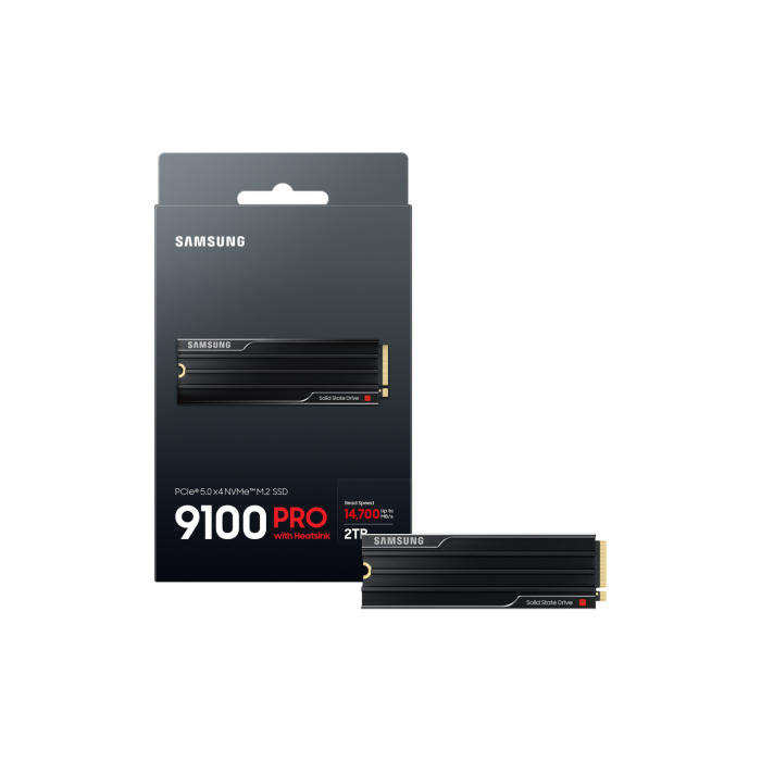 Samsung 2TB 9100 PRO PCIe 5.0 NVMe M.2 SSD s hladilnikom