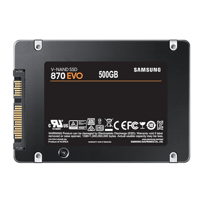 Samsung 500GB 870 EVO SSD SATA3 2.5 disk