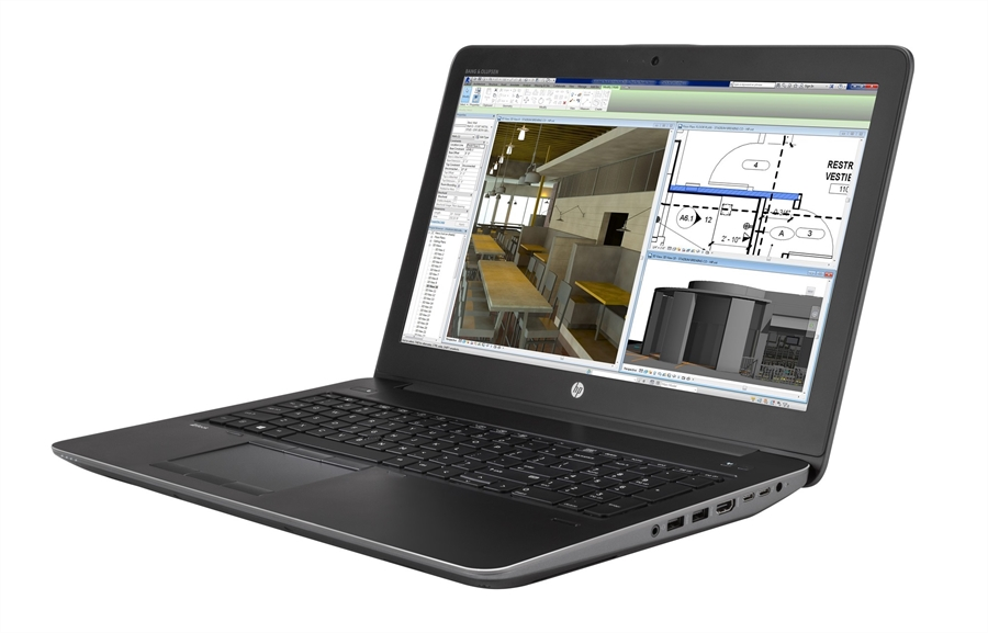 Obnovljen prenosnik HP Zbook 15 G4, i7-7820HQ, 32GB, 512GB, Quadro M2200M 4GB, Windows 10 Pro, Razred A