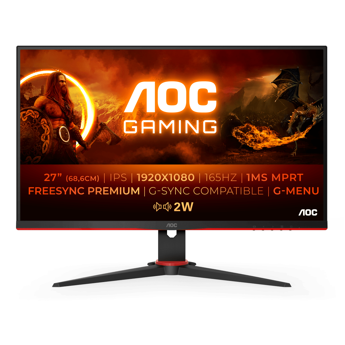 AOC 27G2SPAE 27" IPS 165Hz gaming monitor