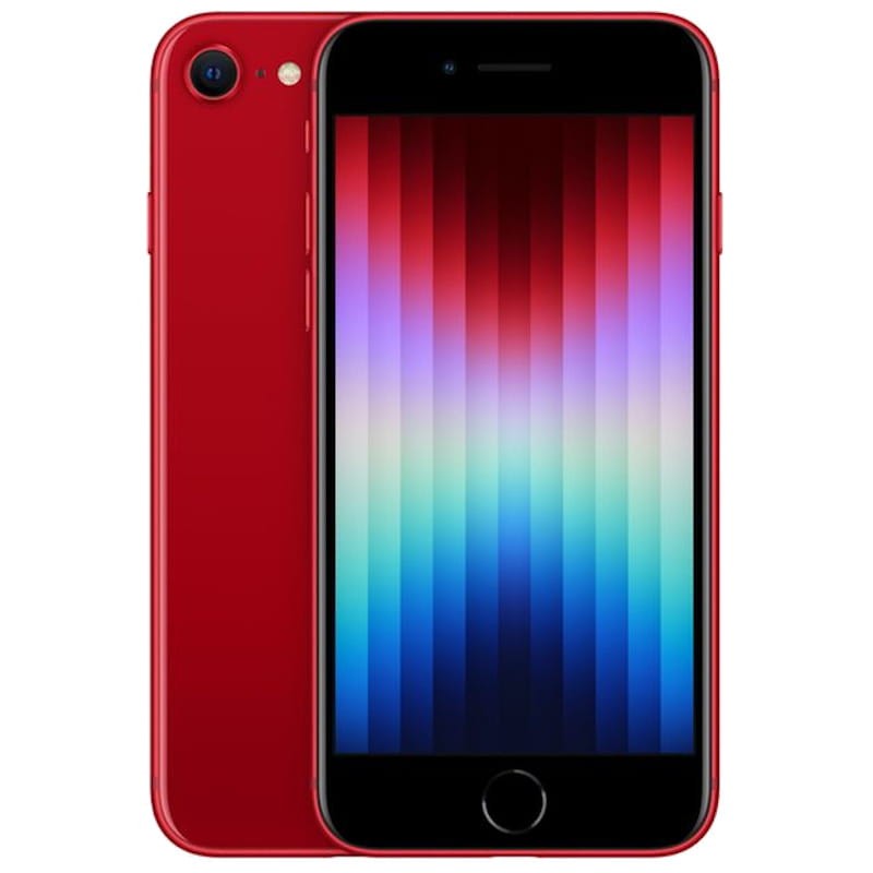 Obnovljen iPhone SE 2022 (64GB) Razred A+, rdeč