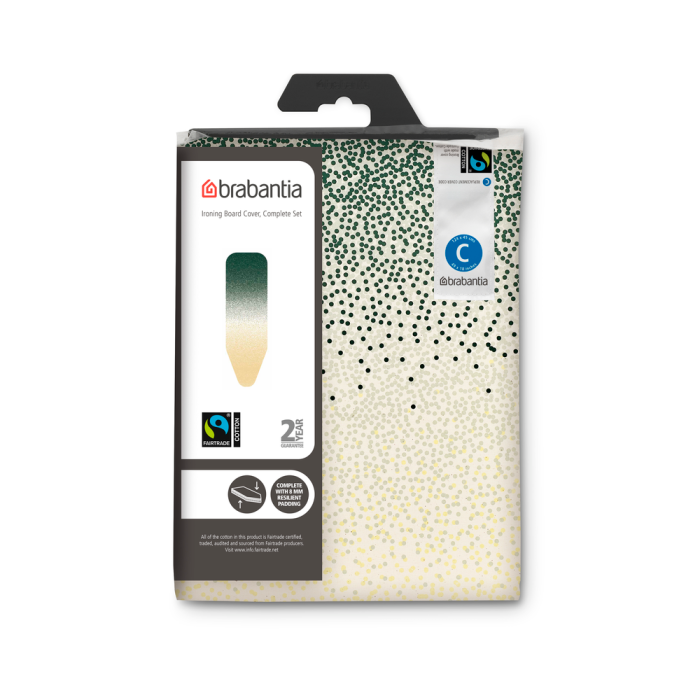 Brabantia prevleka in podloga za likalno desko C 124x45cm 8mm Pozabljena oaza