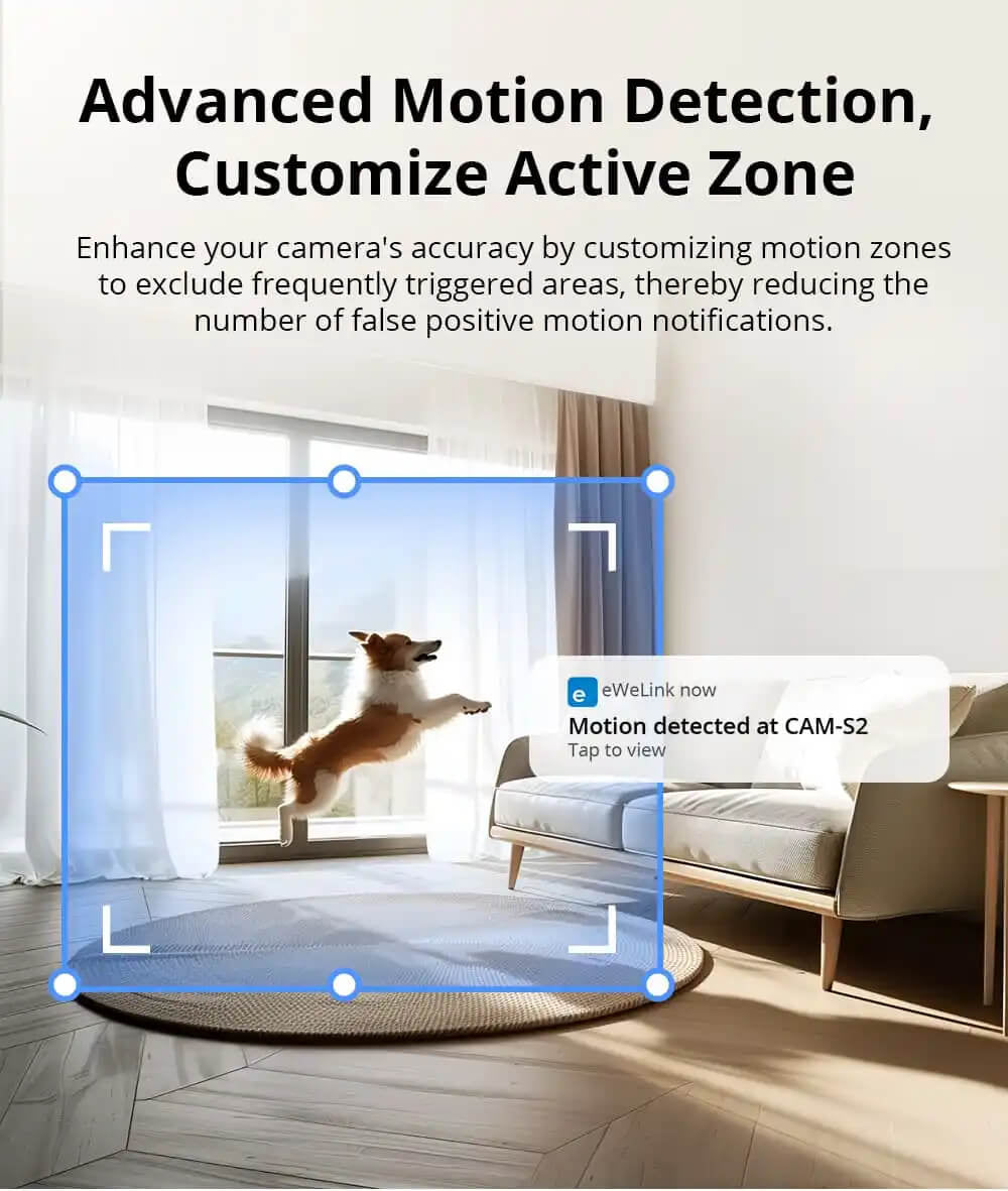 SONOFF notranja videonadzorna kamera CAM-S2, 1080P, Wi-Fi