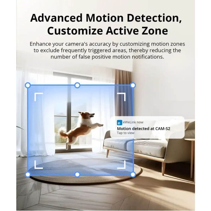 SONOFF notranja videonadzorna kamera CAM-S2, 1080P, Wi-Fi