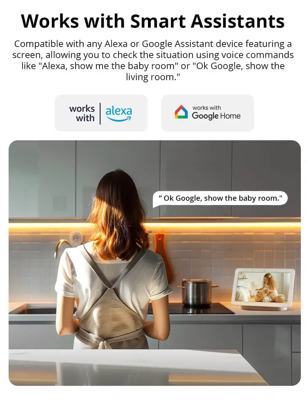 SONOFF notranja videonadzorna kamera CAM-S2, 1080P, Wi-Fi