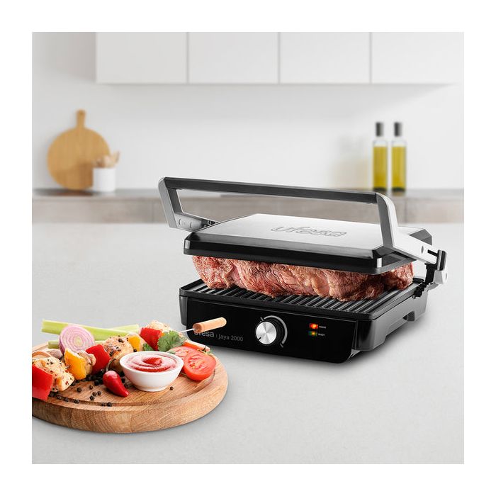 Ufesa Press Grill Jaya 2000 – električni kontaktni žar, 2000 W, z 180°