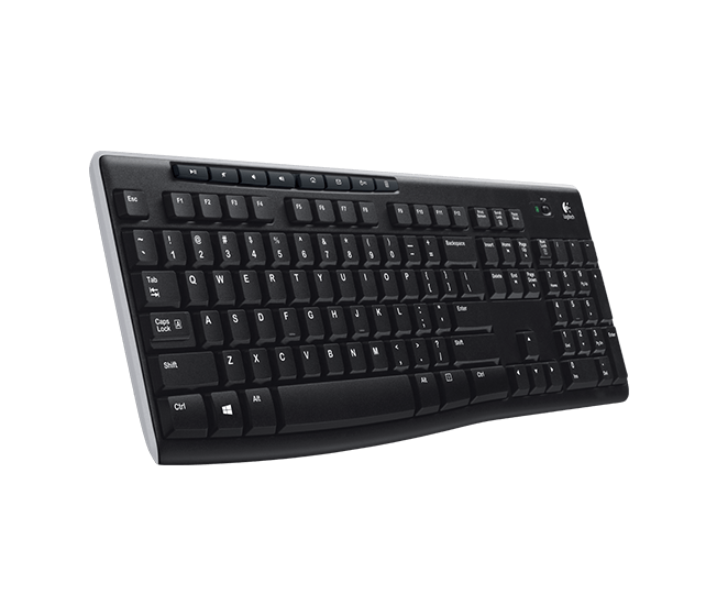 Logitech brezžična tipkovnica K270, Unifying, SLO gravura