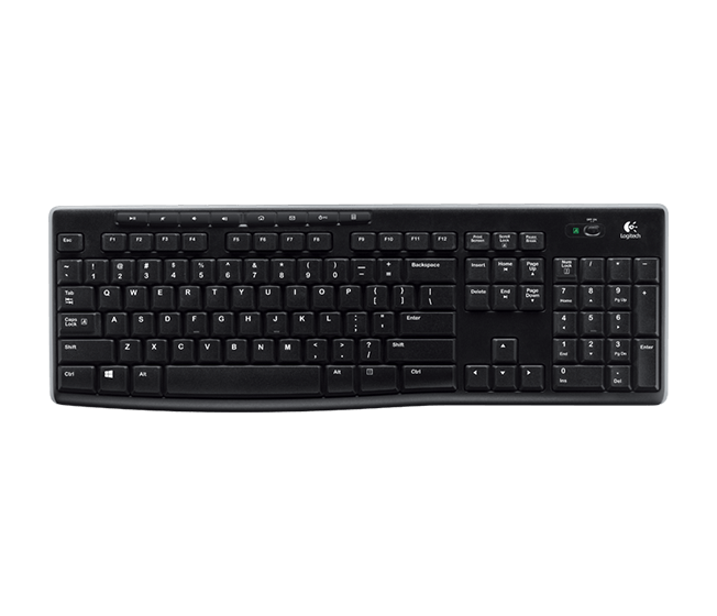 Logitech brezžična tipkovnica K270, Unifying, SLO gravura