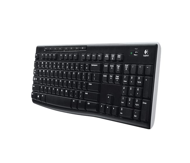 Logitech brezžična tipkovnica K270, Unifying, SLO gravura