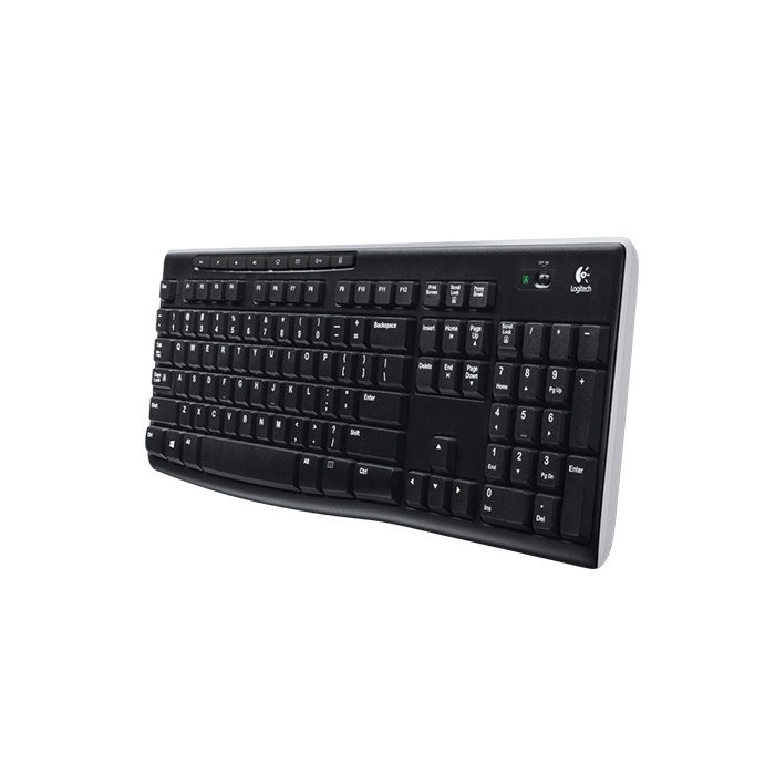 Logitech brezžična tipkovnica K270, Unifying, SLO gravura