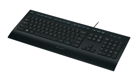 Logitech K280e Comfort USB SLO gravura
