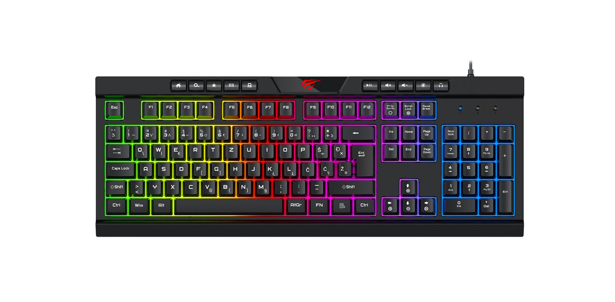 HAVIT Gamenote USB tipkovnica HV-KB500L / SLO