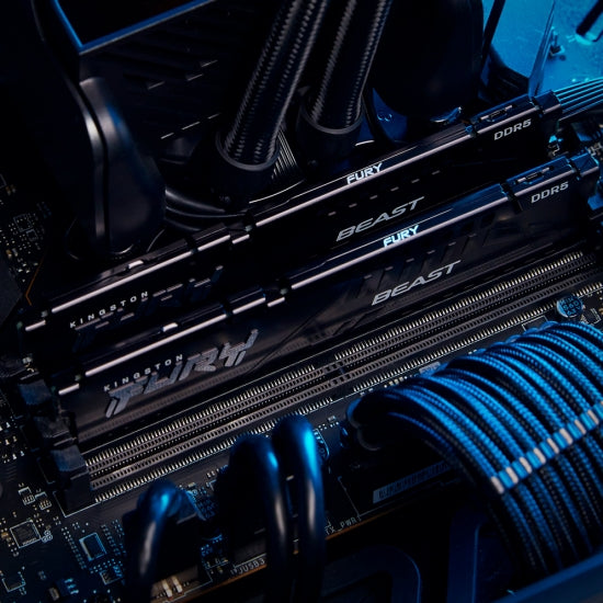 Kingston Fury Beast 32GB Kit (2x16GB) DDR5-5600 DIMM PC5-44800 CL40, 1.25V