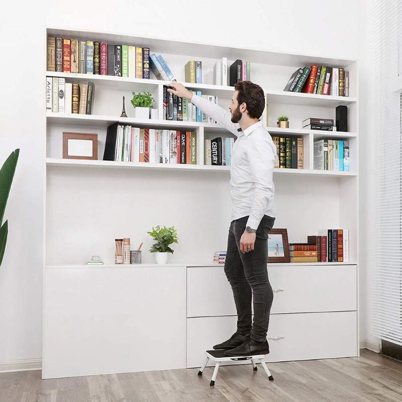 SONGMICS zložljiva stopnica s protizdrsno podlogo, GSL01WT