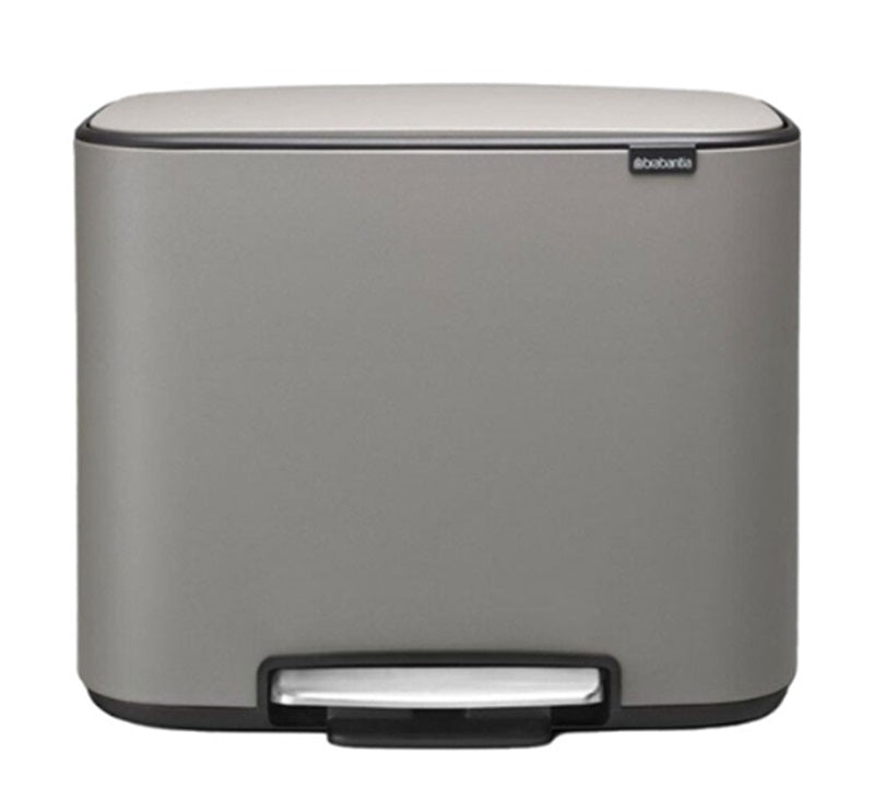 Brabantia koš na pedal 3x11L siv 121524