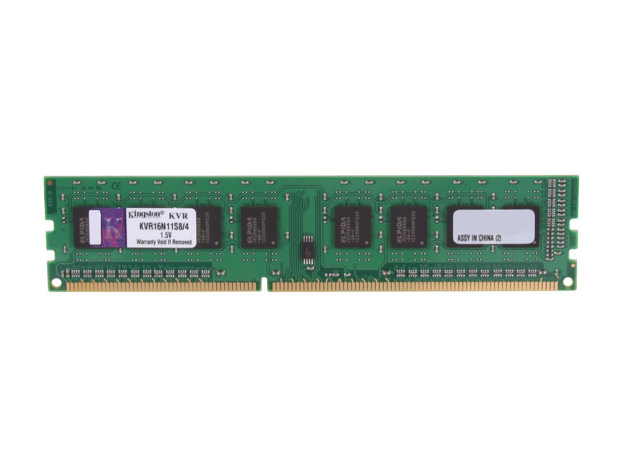 Kingston 4GB DDR3-1600MHz DIMM PC3-12800 CL11, 1.5V