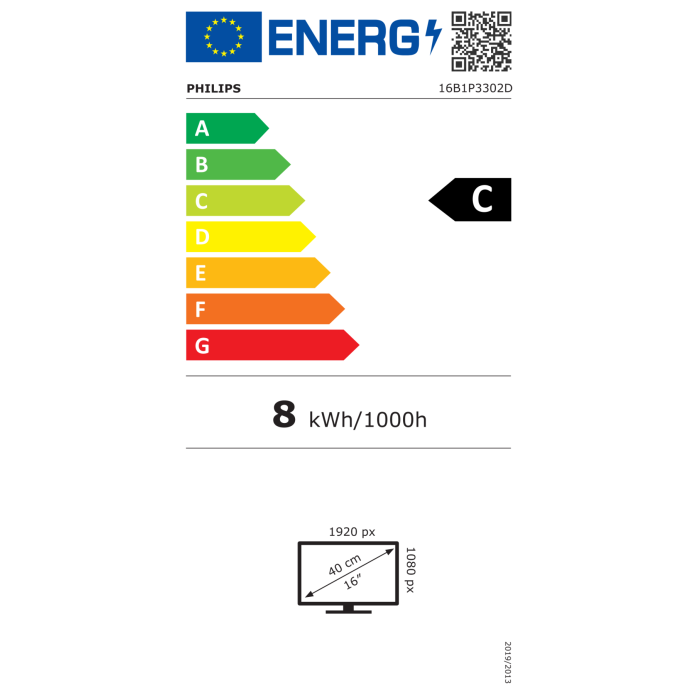 Philips 16B1P3302D 15,6" IPS FHD USB-C monitor