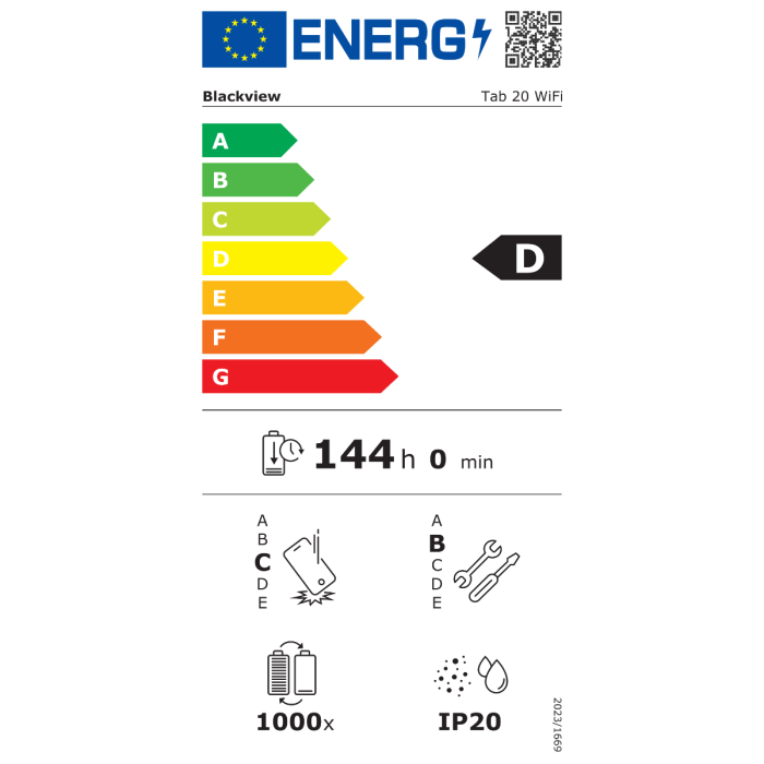 Blackview TAB 20 Wi-Fi 10" tablični računalnik 4GB+64GB, siv