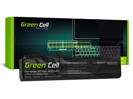 Green Cell baterija BTY-M6H za MSI GE62 GE63 GE72 GE73 GE75 GL62 GL63 GL73 GL65 GL72 GP62 GP63 GP72 GP73 GV62 GV72 PE60 PE70