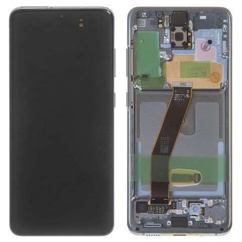 SAMSUNG GALAXY S20 TOUCH+LCD+FRAME GREY SERVICE PACK