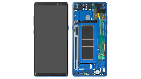 SAMSUNG GALAXY NOTE 8 TOUCH+LCD+FRAME BLUE ORIGINAL SERVICE PACK