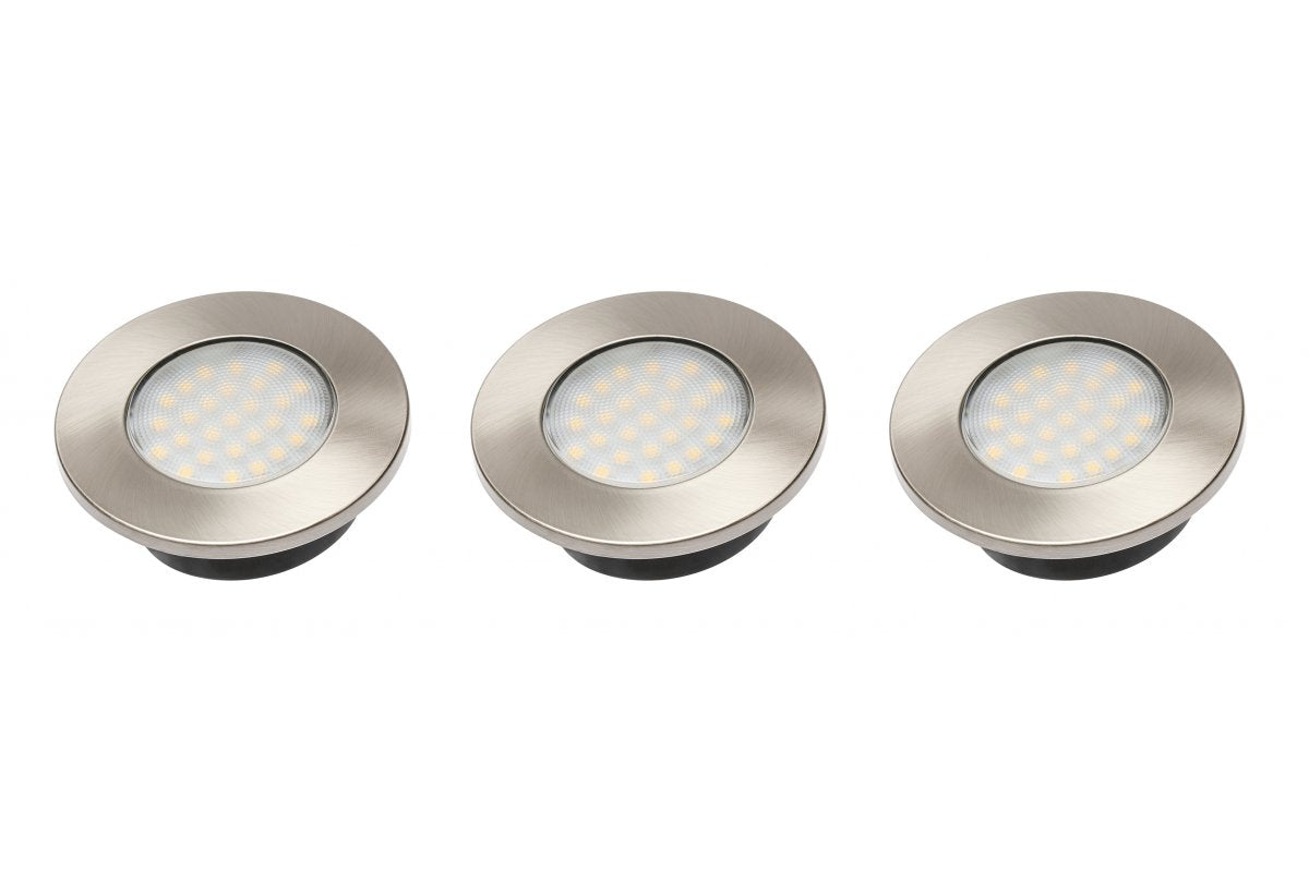 GTV Komplet svetilka Barri PLUS 3x1,5W 6400K