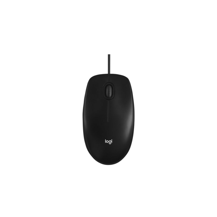 Logitech M100 optična miška, črna