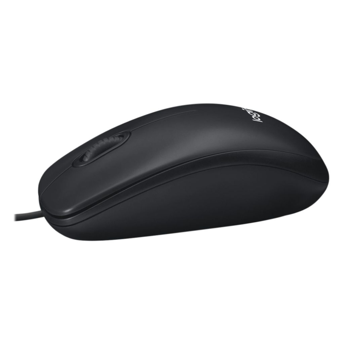 Logitech M100 optična miška, črna
