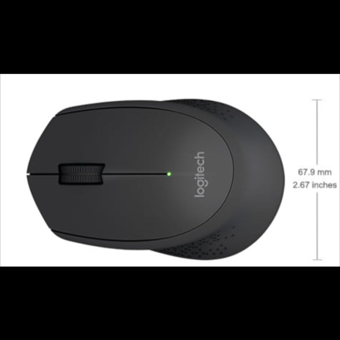 Logitech M280 Wireless miška, črna