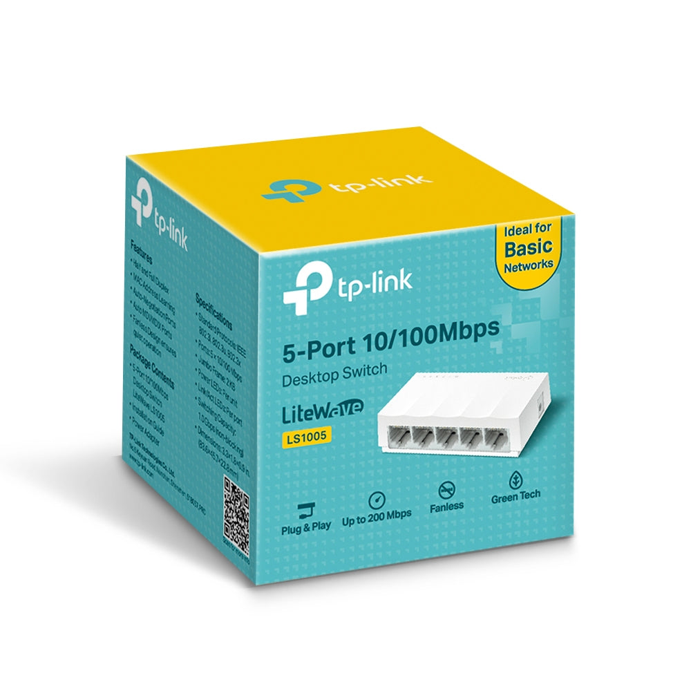 TP-LINK LS1005 5 port 100Mbps mrežno stikalo / switch