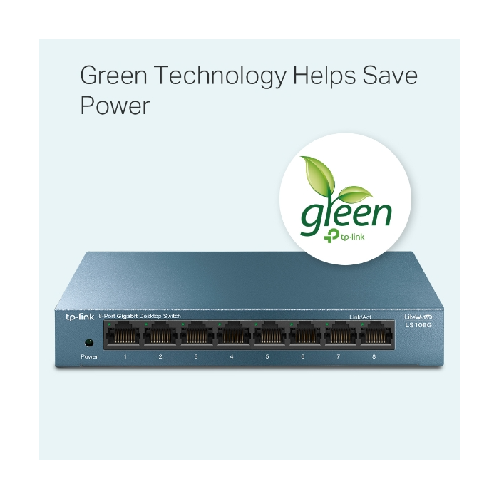 TP-LINK LS108G 8 port Gigabit mrežno stikalo / switch