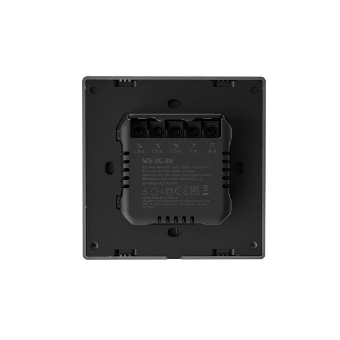 SONOFF pametno stensko stikalo Wi-Fi M5-3C-86, trojno